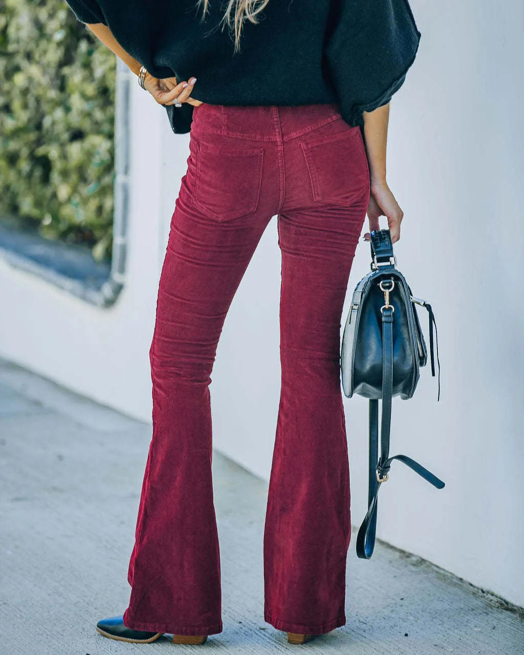 Selena Pantaloni svasati in velluto a coste elasticizzato - Image 6