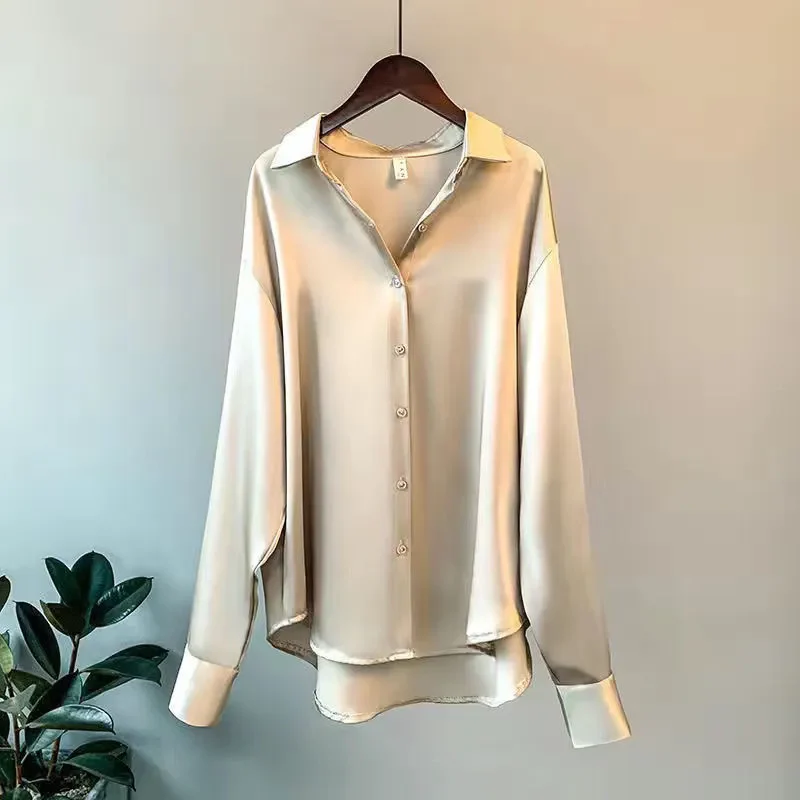 Blusa in raso di L'Aurablend Lotus - Image 8