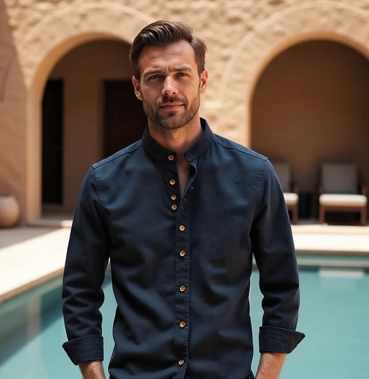 Camicia giapponese "Katana" per uomo - Image 9