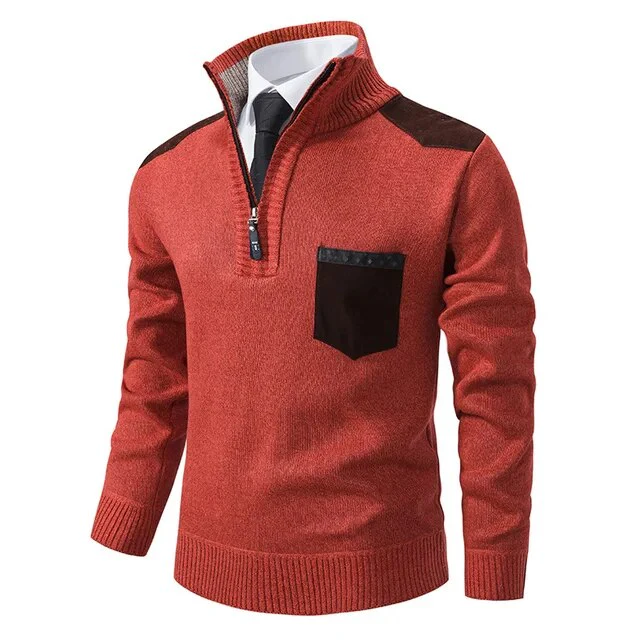 Maglia Retrò Con Zip e Collo Alto - Image 6