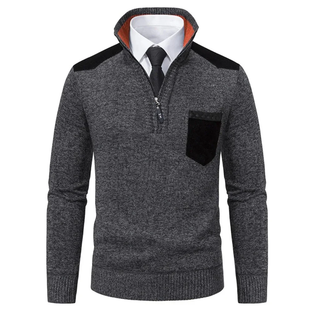 Maglia Retrò Con Zip e Collo Alto - Image 8