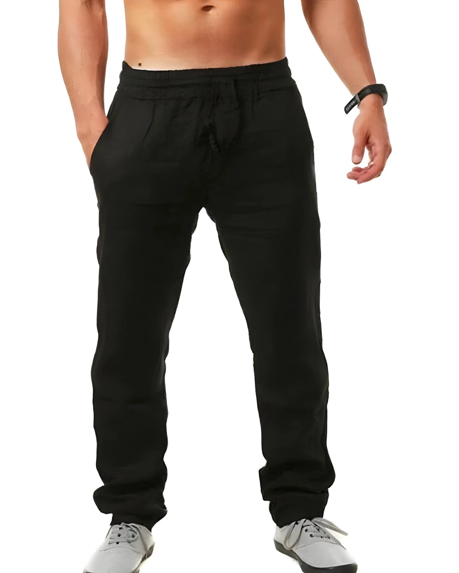 Olivier - Pantaloni casual da uomo in lino - Image 3