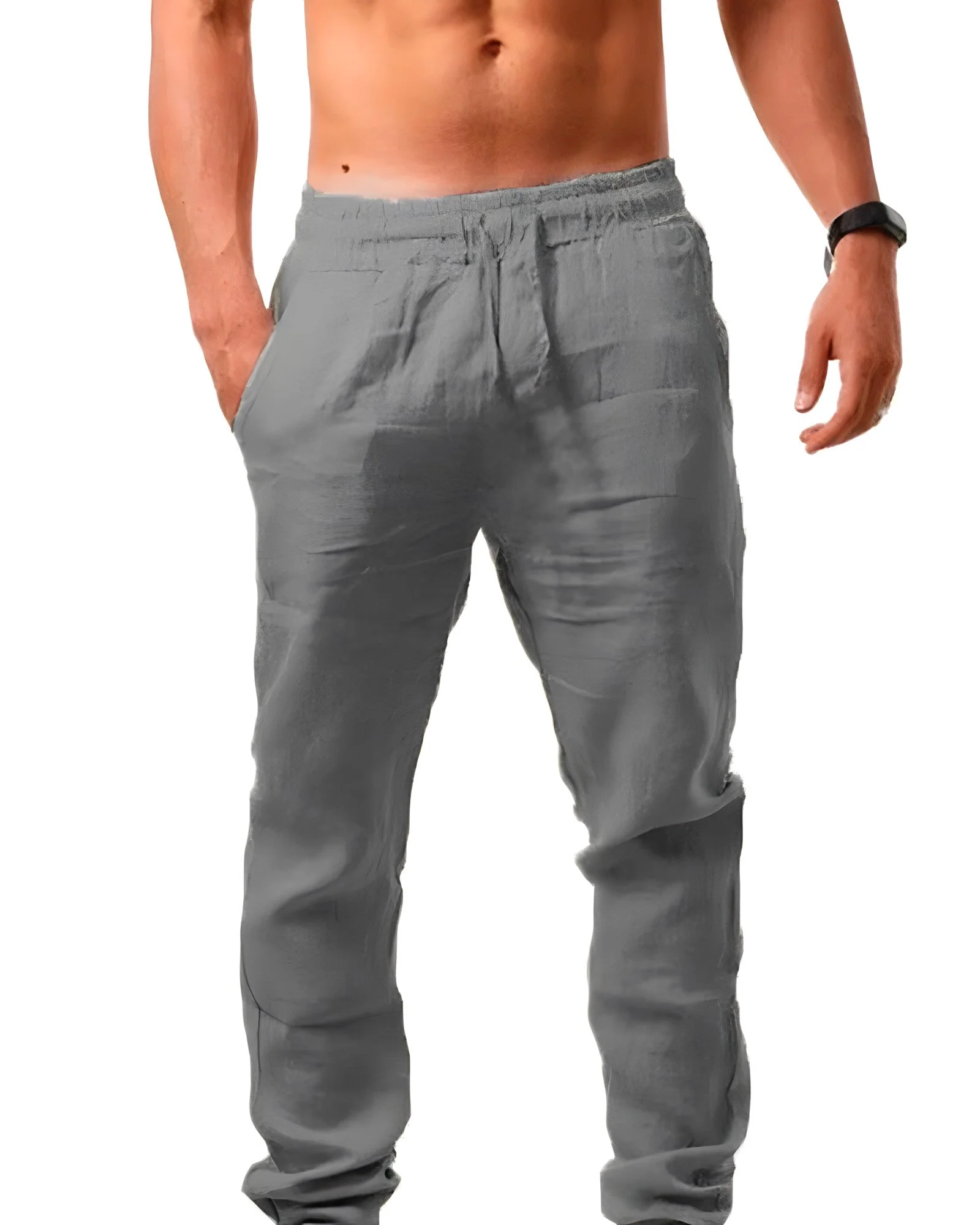 Olivier - Pantaloni casual da uomo in lino - Image 5