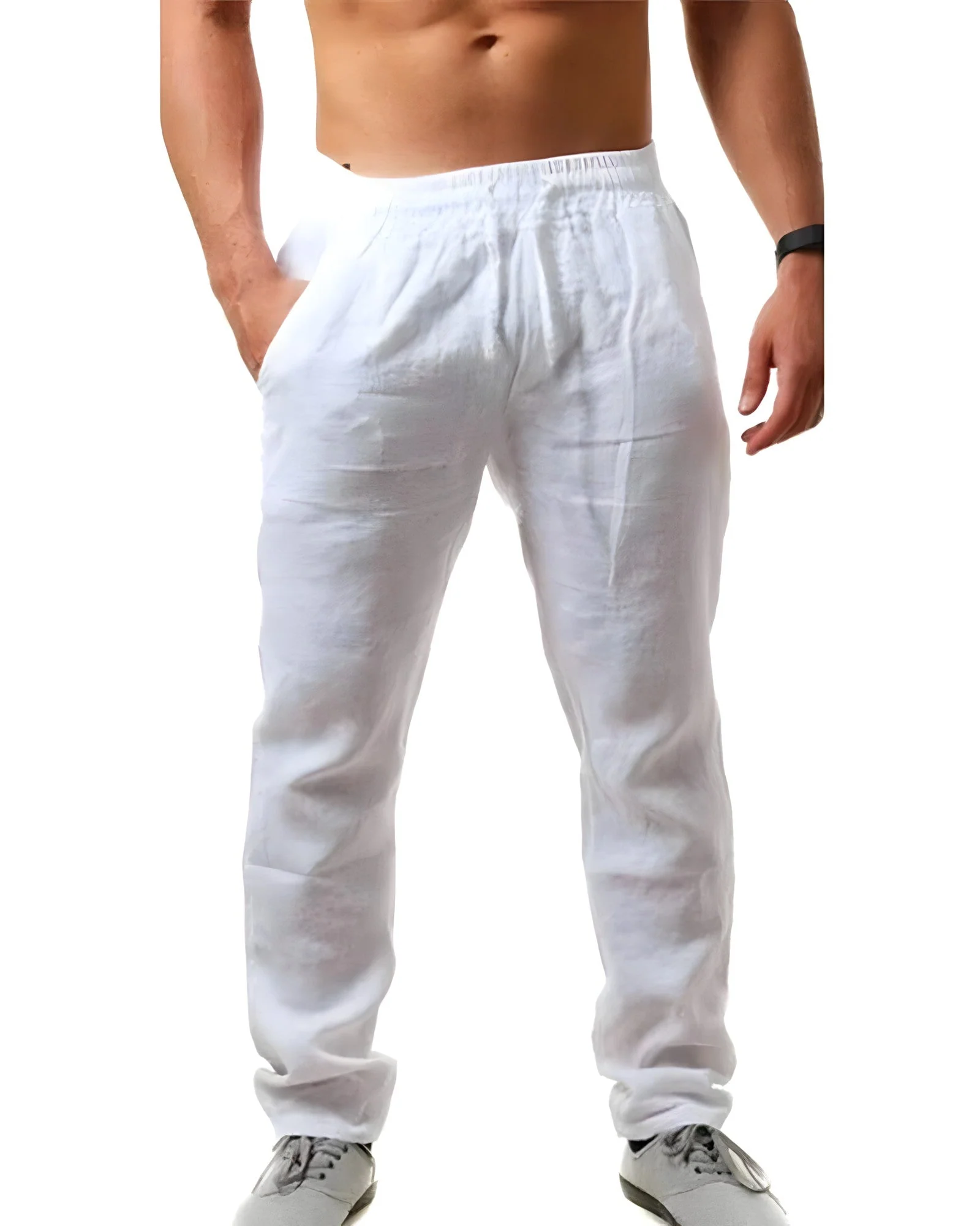 Olivier - Pantaloni casual da uomo in lino - Image 6