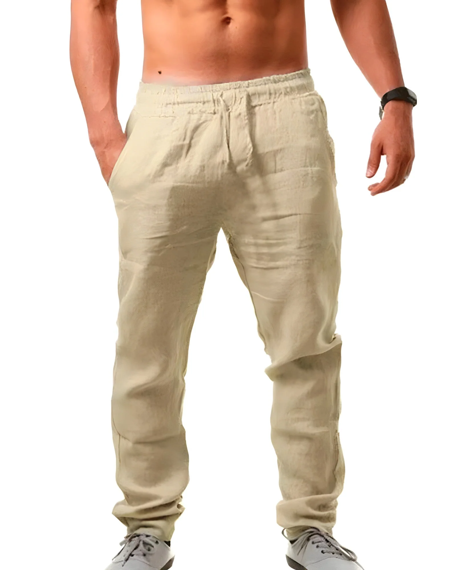 Olivier - Pantaloni casual da uomo in lino - Image 7