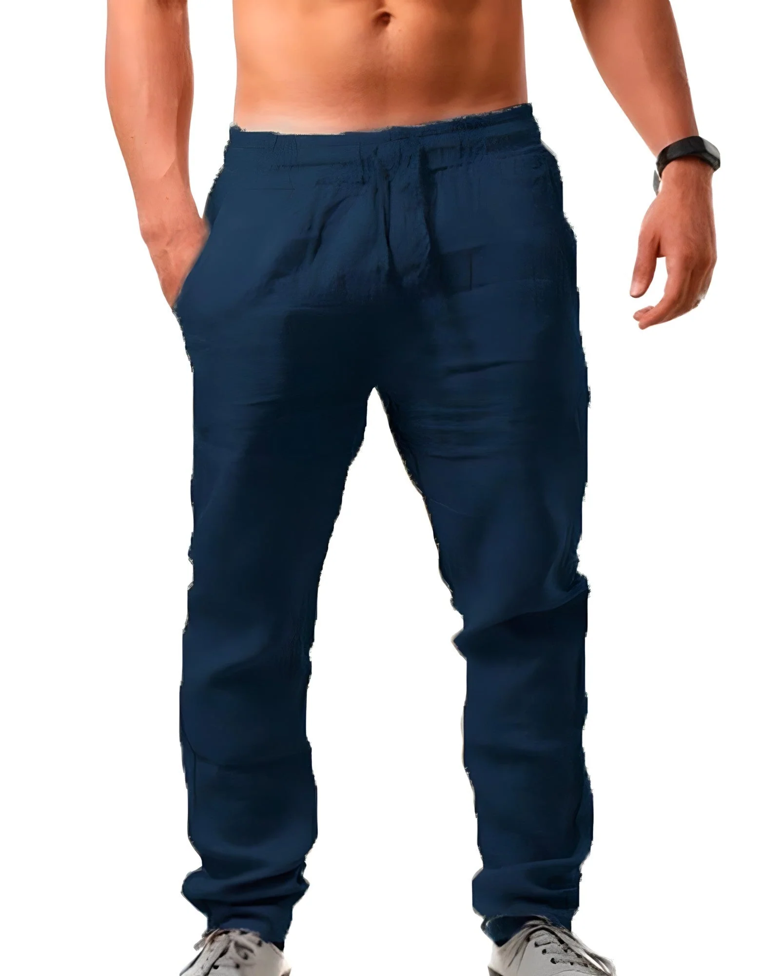 Olivier - Pantaloni casual da uomo in lino - Image 8