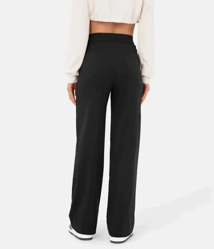 Pantaloni Casual Elasticizzati a Vita Alta - Image 13