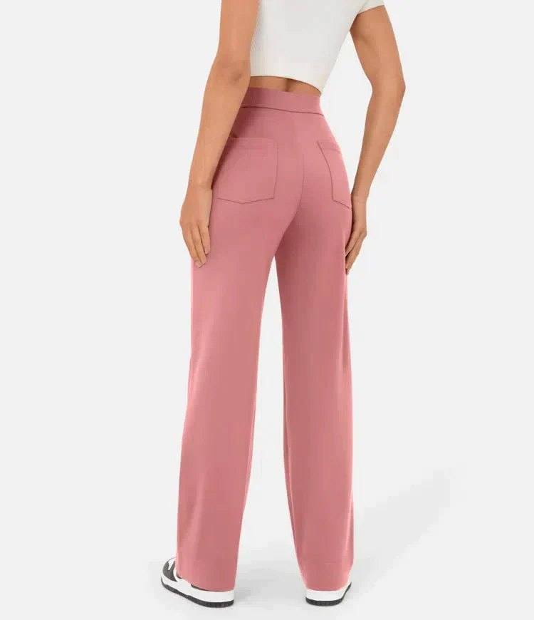 Pantaloni Casual Elasticizzati a Vita Alta - Image 6