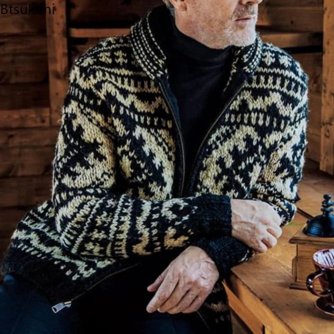 Cardigan Lavorato a Mano Dal Finlandese-Norvegese - Image 3