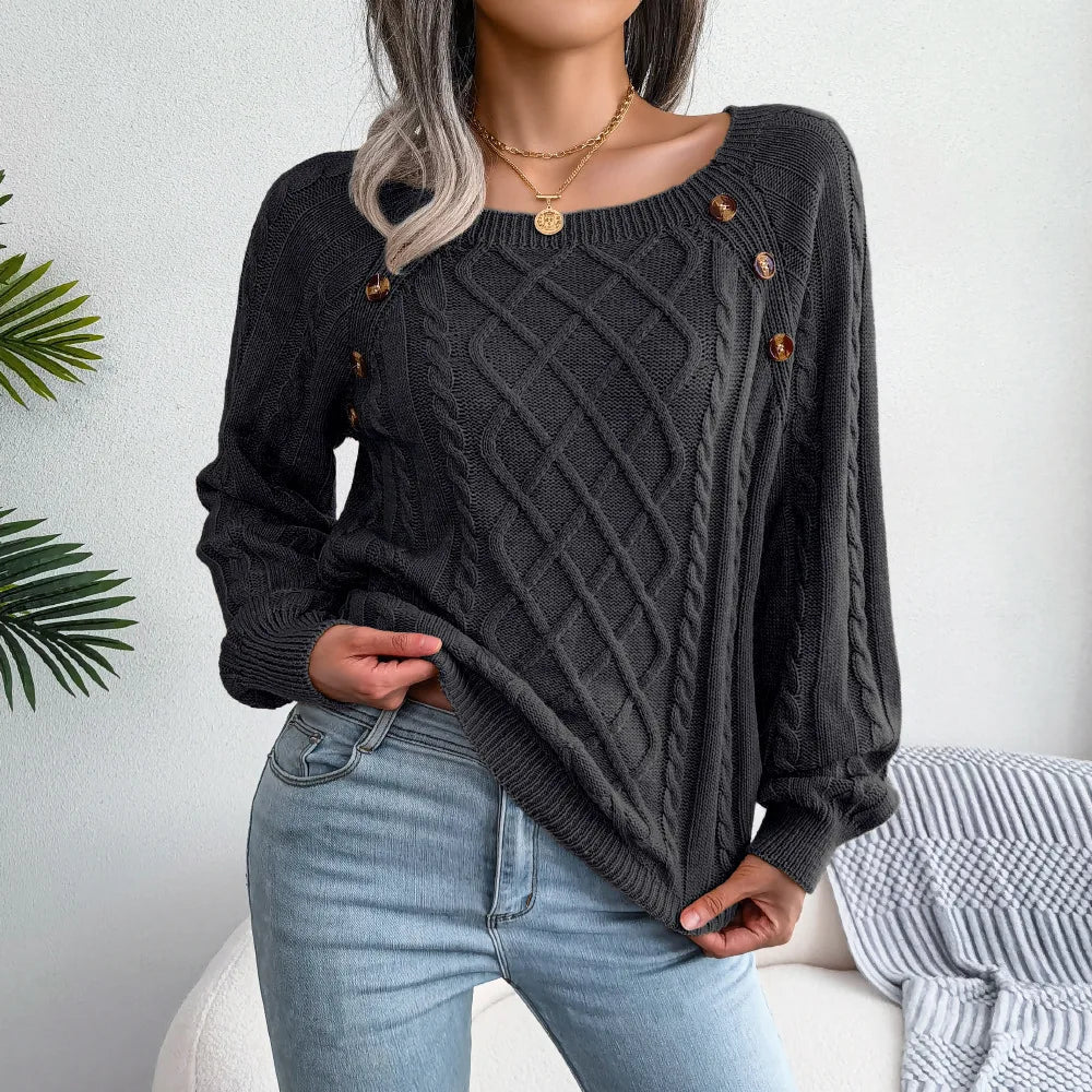 Lidia - Pullover Elegante a Maniche Munghe - Image 2