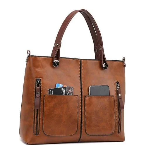 Borsa Da Donna In Pelle Vintage - Image 3