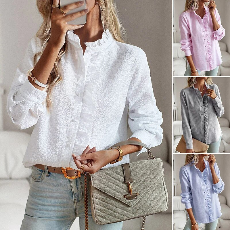 Camicia Da Donna Con Volant - Image 5