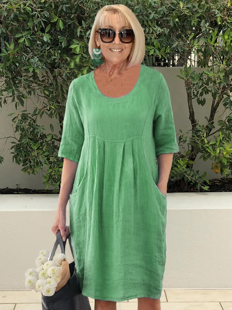 Hanna | Abito Oversize Con Tasche - Image 4