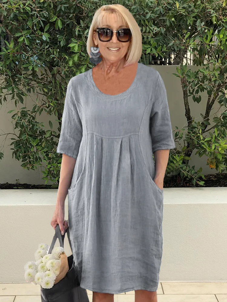 Hanna | Abito Oversize Con Tasche - Image 5