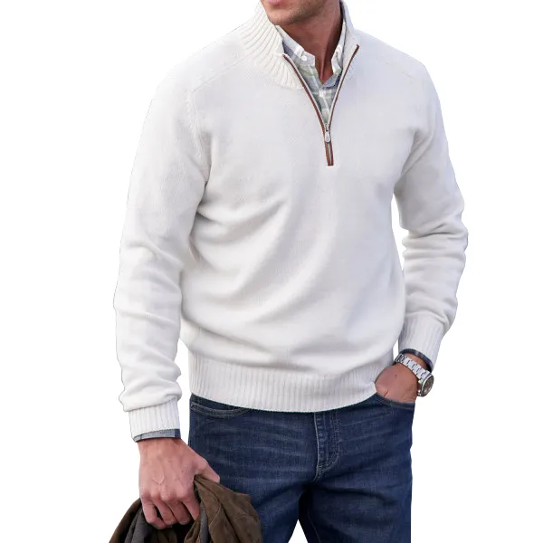 Adrian | Maglione Con Cerniera In Cashmere - Image 10
