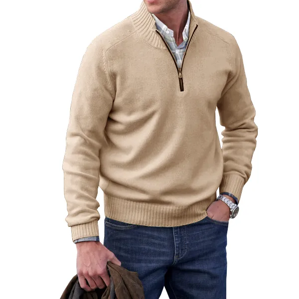 Adrian | Maglione Con Cerniera In Cashmere - Image 4