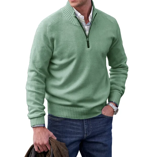 Adrian | Maglione Con Cerniera In Cashmere - Image 5