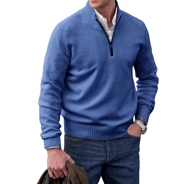 Adrian | Maglione Con Cerniera In Cashmere - Image 6