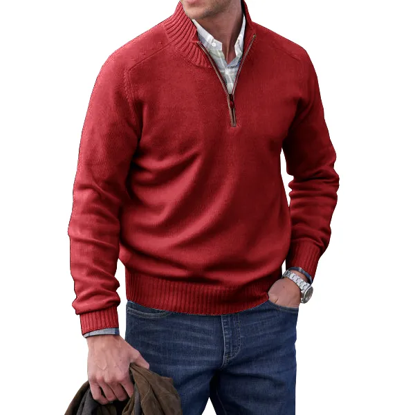 Adrian | Maglione Con Cerniera In Cashmere - Image 8