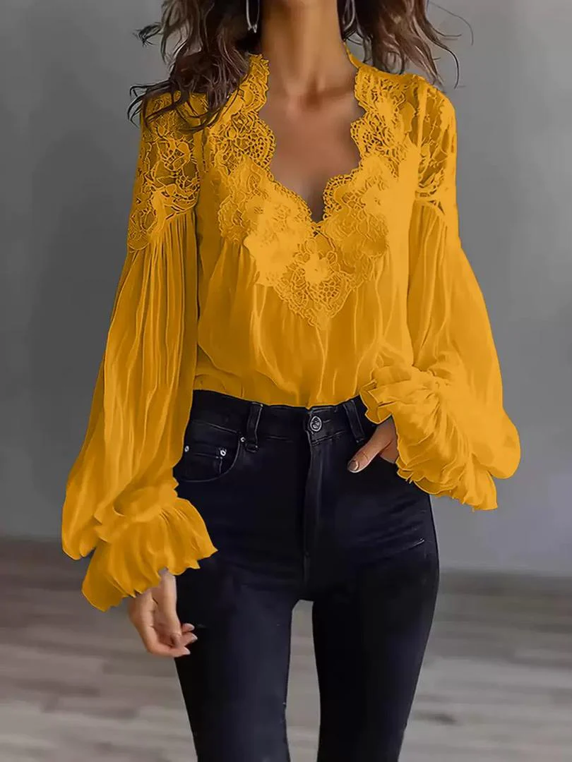 Alba | Blusa Elegance Lace Chic - Image 3