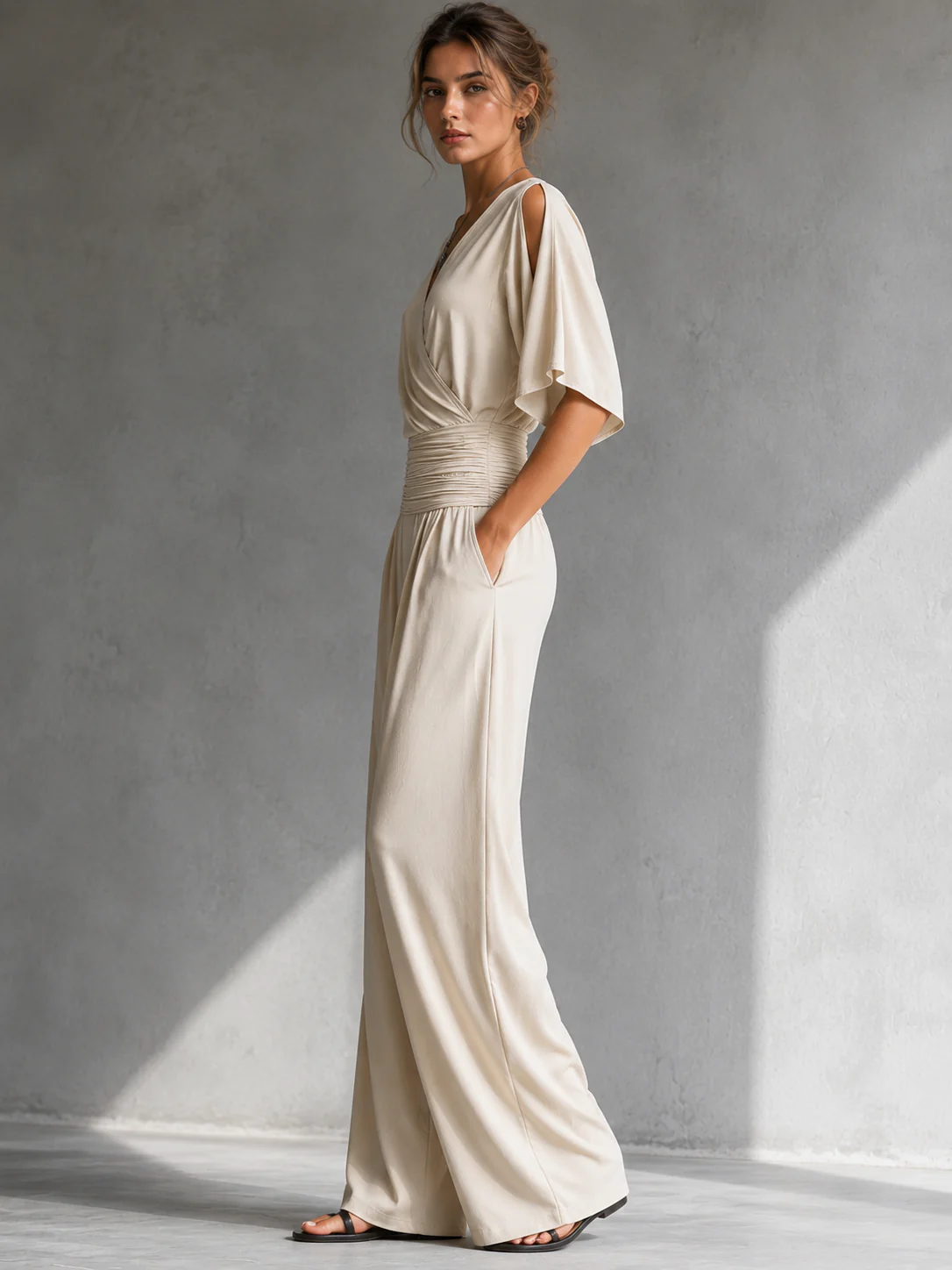 Alia | Combinazione Elegante Con Effetto Portafoglio E Gambe Larghe - Image 5