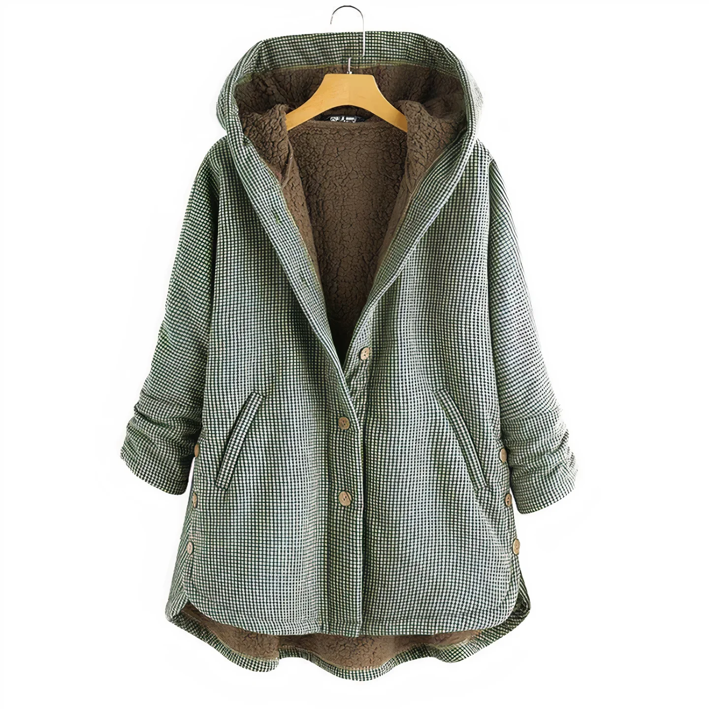 Alma - Cappotto Invernale con Cappuccio e Fodera in Pile - Image 2