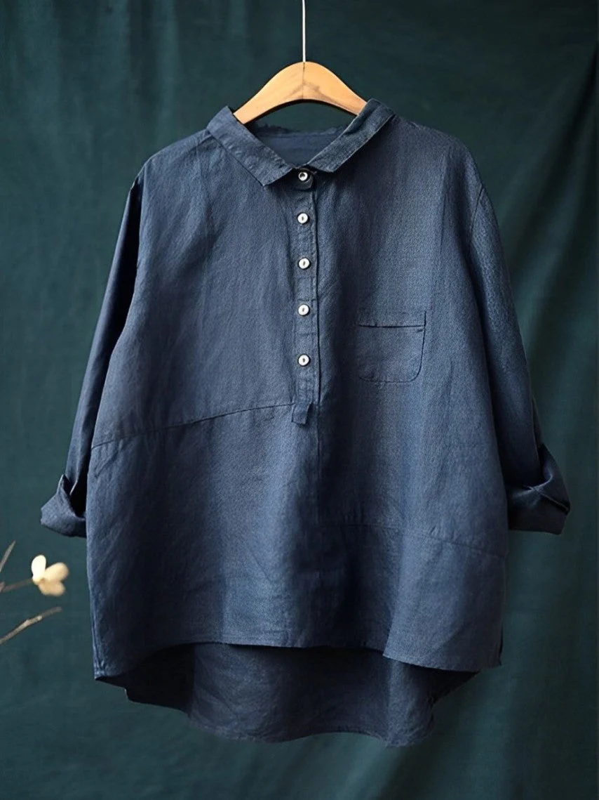 Amelia - Camicia Chic a Maniche Lunghe - Image 3
