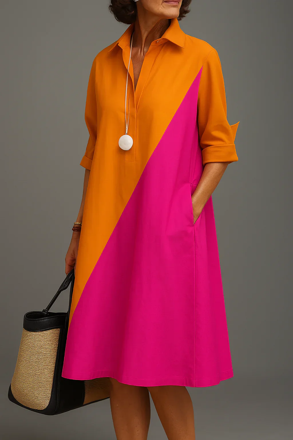 Anna | Vestito Midi Comodo - Image 5