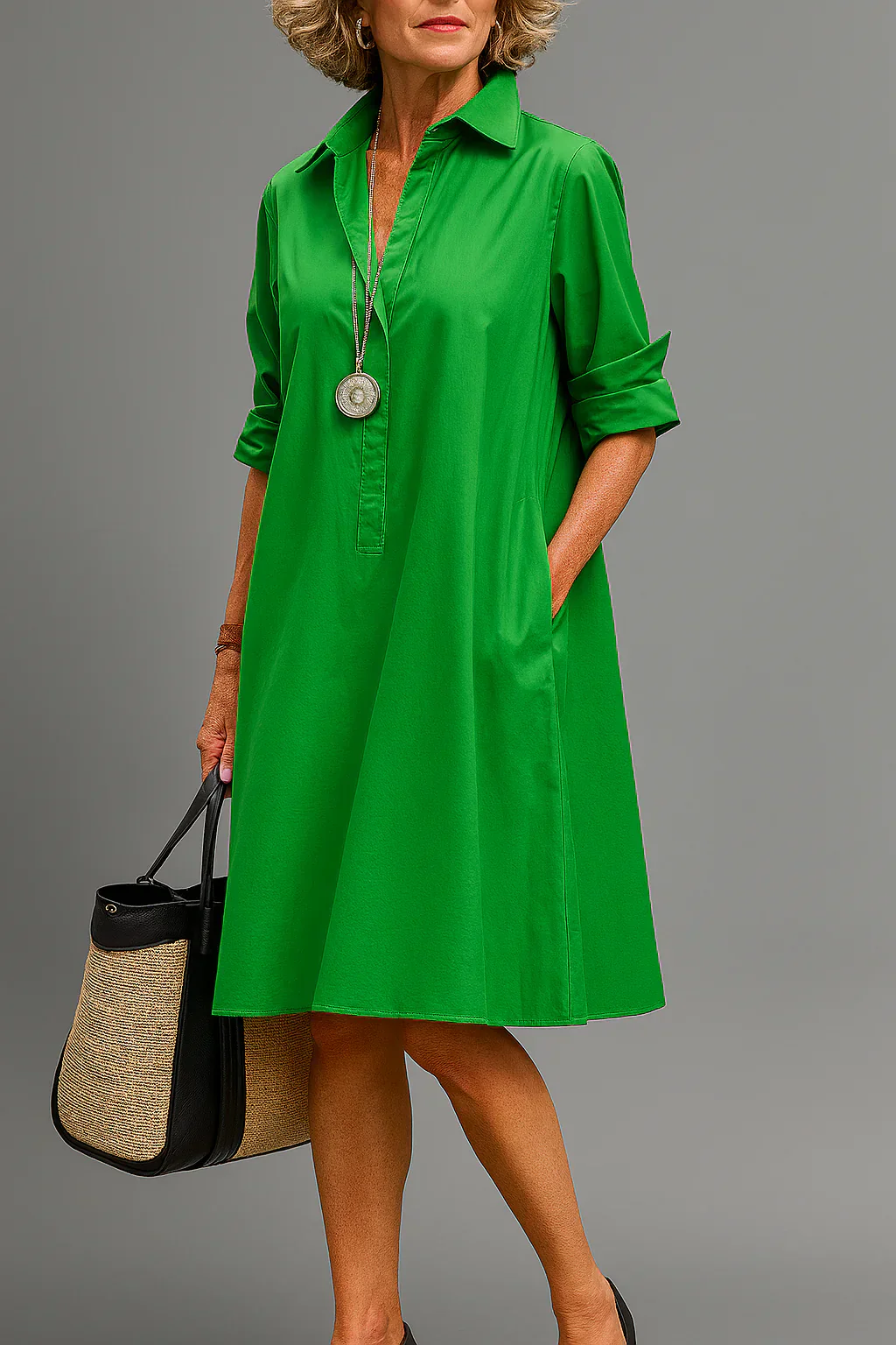 Anna | Vestito Midi Comodo - Image 6