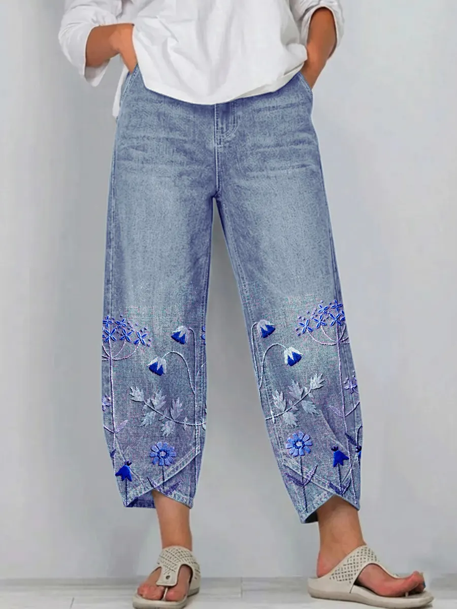 Aven | Pantaloni Ricamati Casual Chic - Image 4
