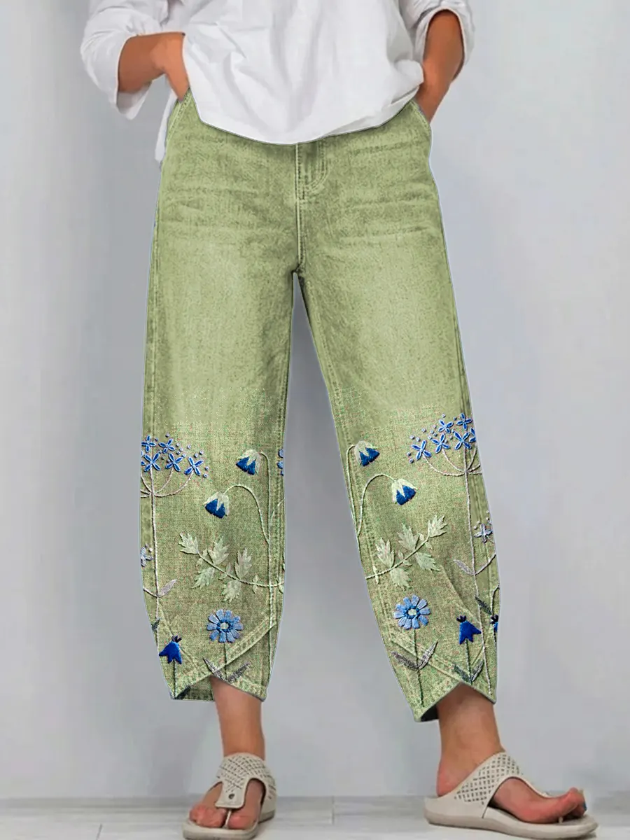 Aven | Pantaloni Ricamati Casual Chic - Image 5