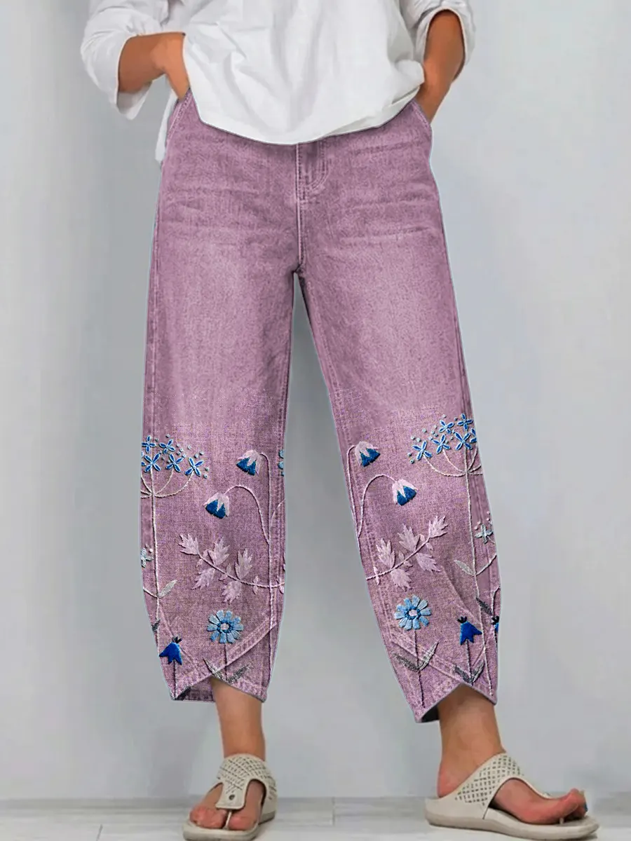 Aven | Pantaloni Ricamati Casual Chic - Image 6