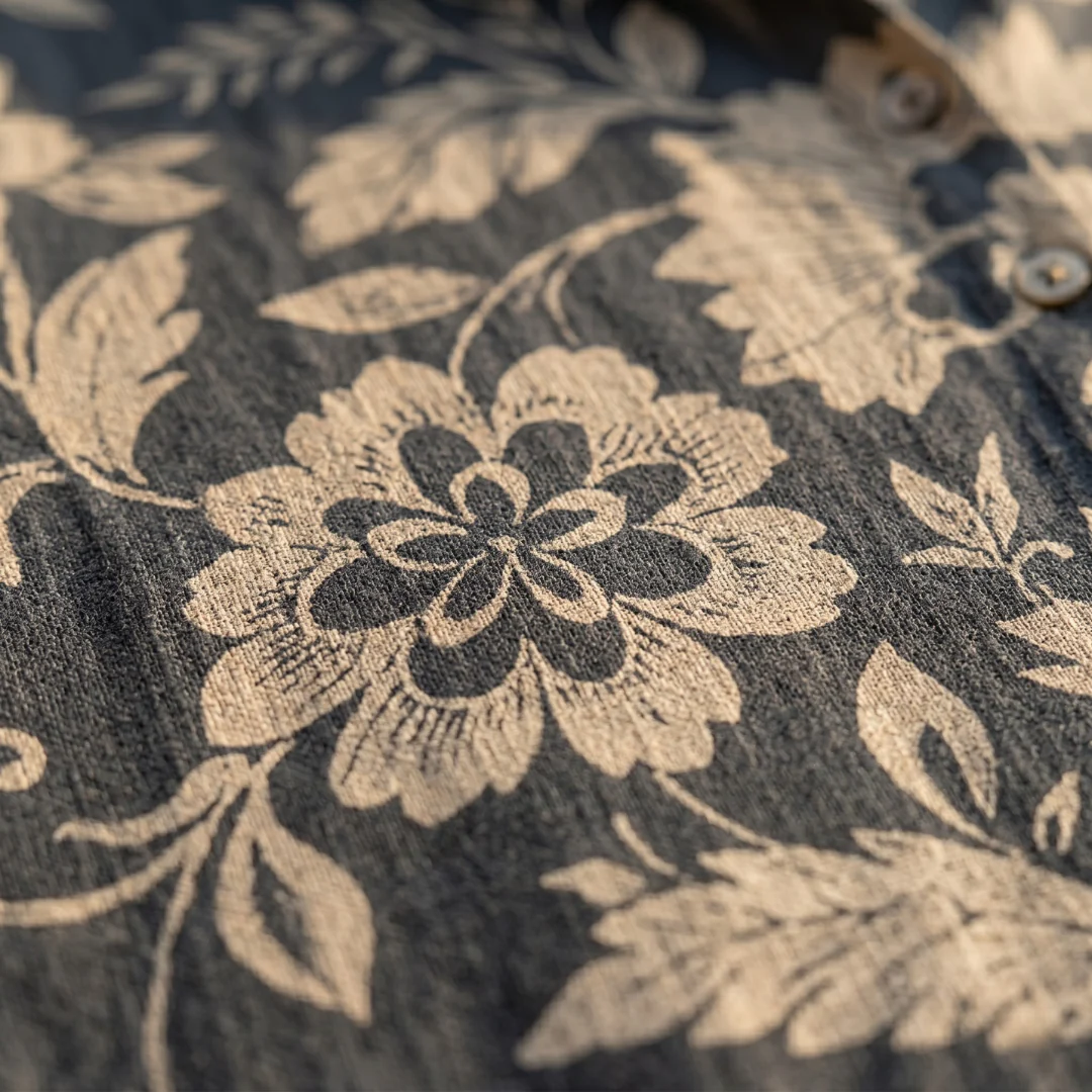 Chiara | Blusa In Lino Con Stampa Floreale - Image 2