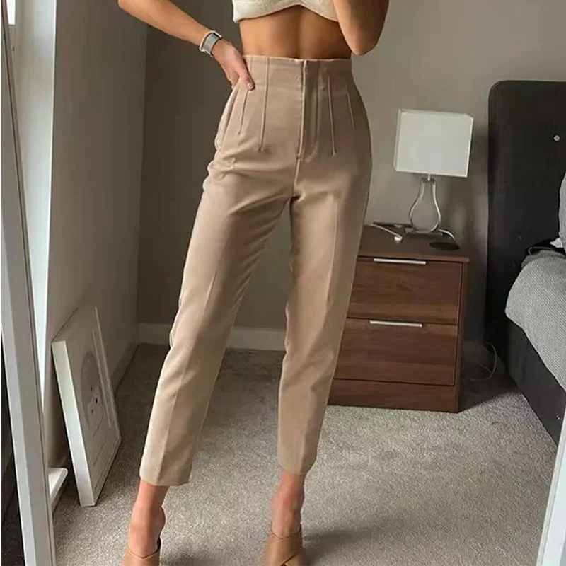 Claude | Pantaloni a Vita Alta Da Donna - Image 17