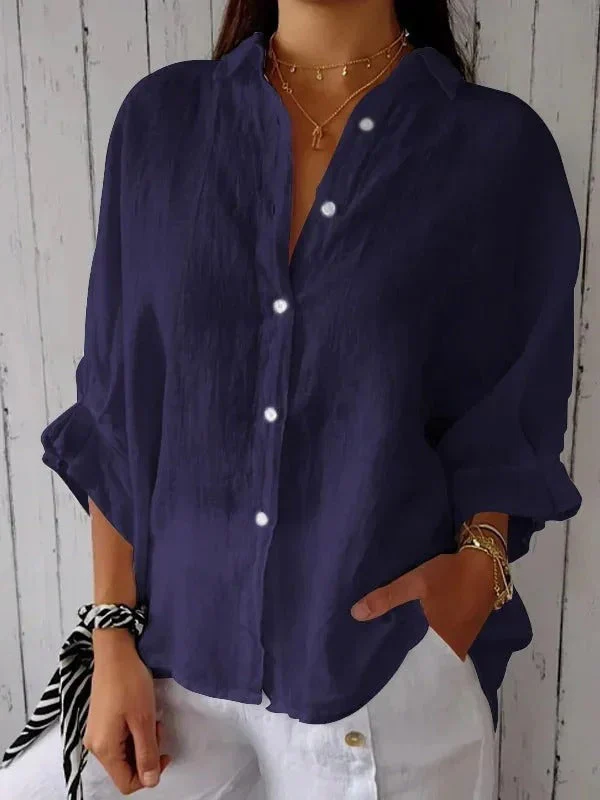 Daniela | Camicia Casual In Cotone E Lino - Image 2