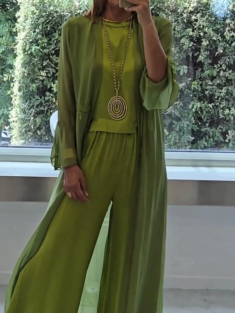 Eldra | Completo Elegante Con Pantaloni A Gamba Larga - Image 3