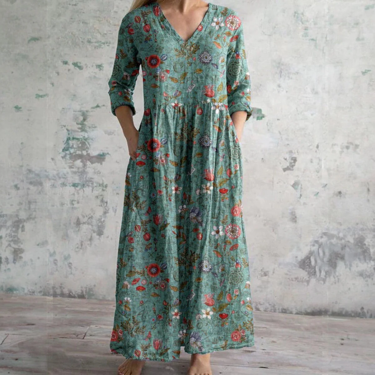 Eliana | Abito Floreale Elegante Qualità Premium