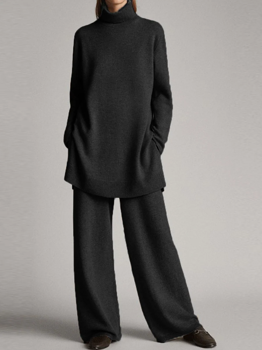 Elina | Completo Maglia Oversize A Collo Alto