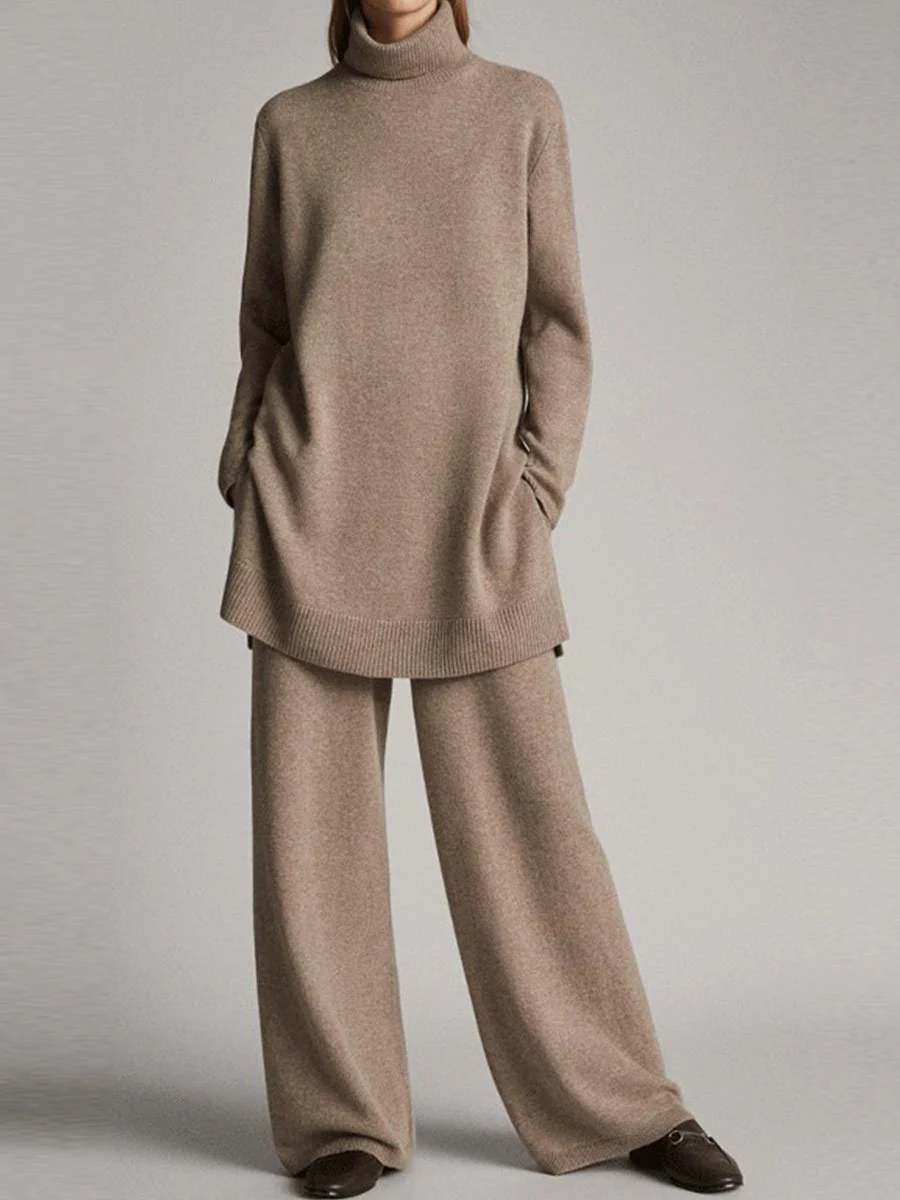 Elina | Completo Maglia Oversize A Collo Alto - Image 4