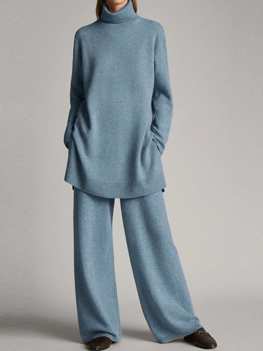 Elina | Completo Maglia Oversize A Collo Alto - Image 5