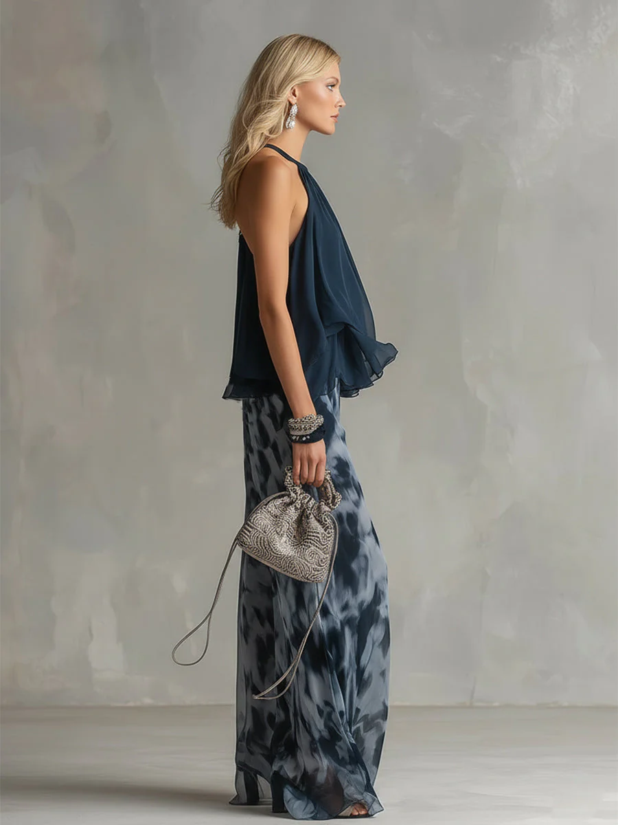 Élise | Completo Elegante E Leggero Con Top Fluido E Pantaloni Larghi - Image 2