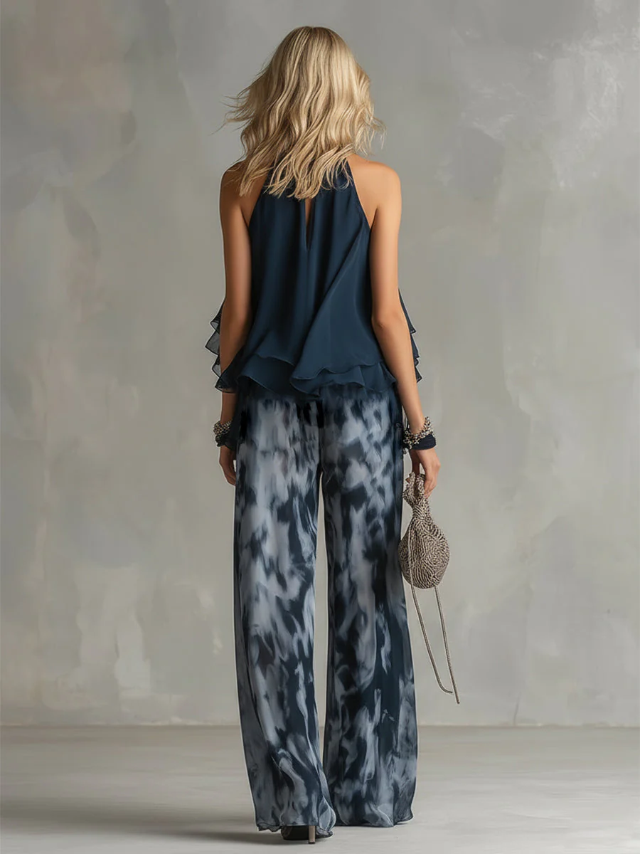 Élise | Completo Elegante E Leggero Con Top Fluido E Pantaloni Larghi - Image 3