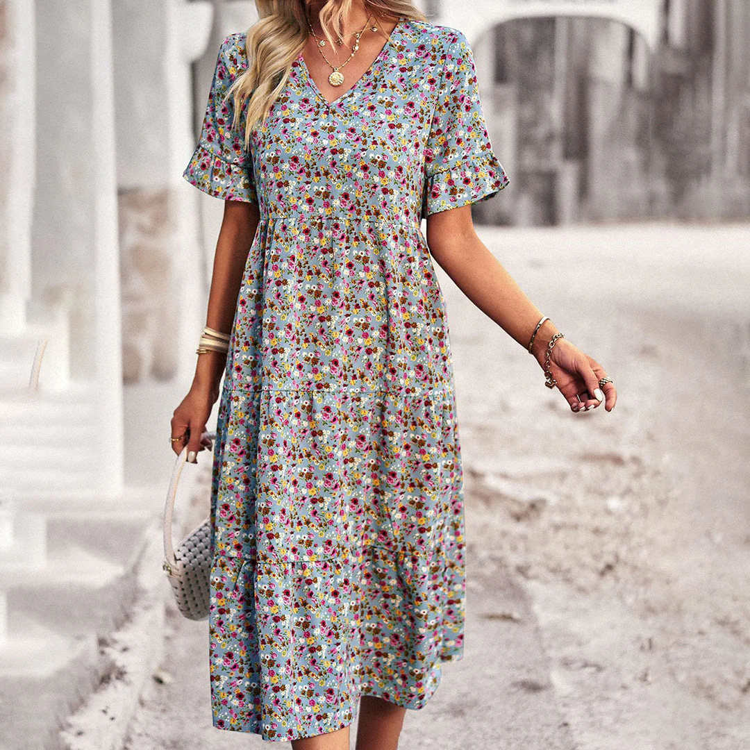 EMERY - Abito midi floreale - Image 5