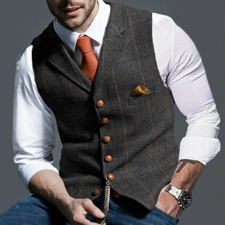 Fenton | Gilet Elegante da Uomo Con Bottoni Raffinati - Image 5