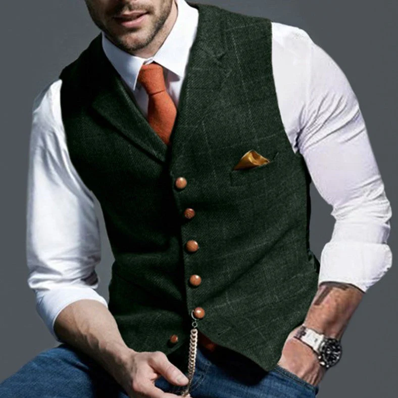 Fenton | Gilet Elegante da Uomo Con Bottoni Raffinati - Image 8