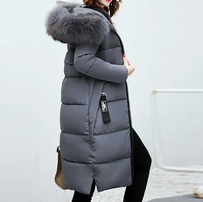 Freya - Cappotto Lungo Con Collo Di Pelliccia - Image 3
