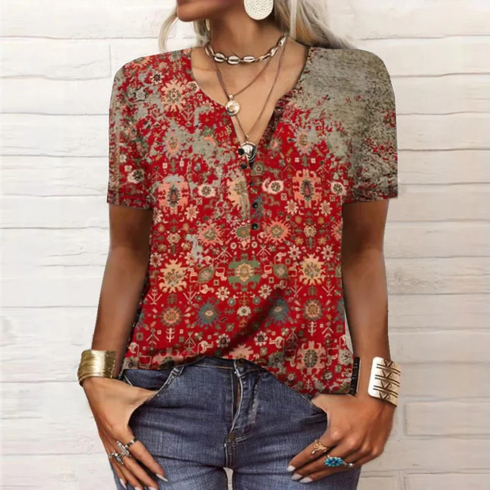 Gaia | Blusa Estiva Elegante Qualita' Premium