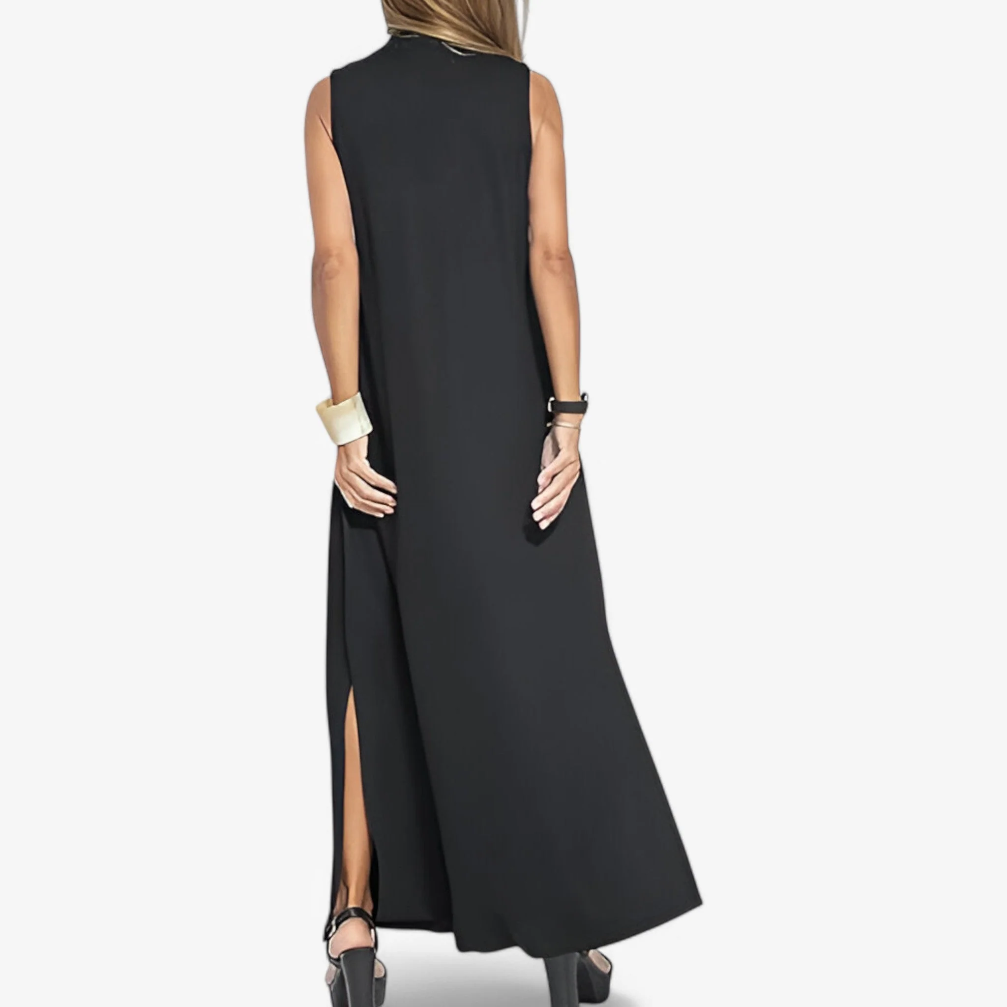 Helen | Abito Lungo Con Cardigan In Omaggio - Image 12