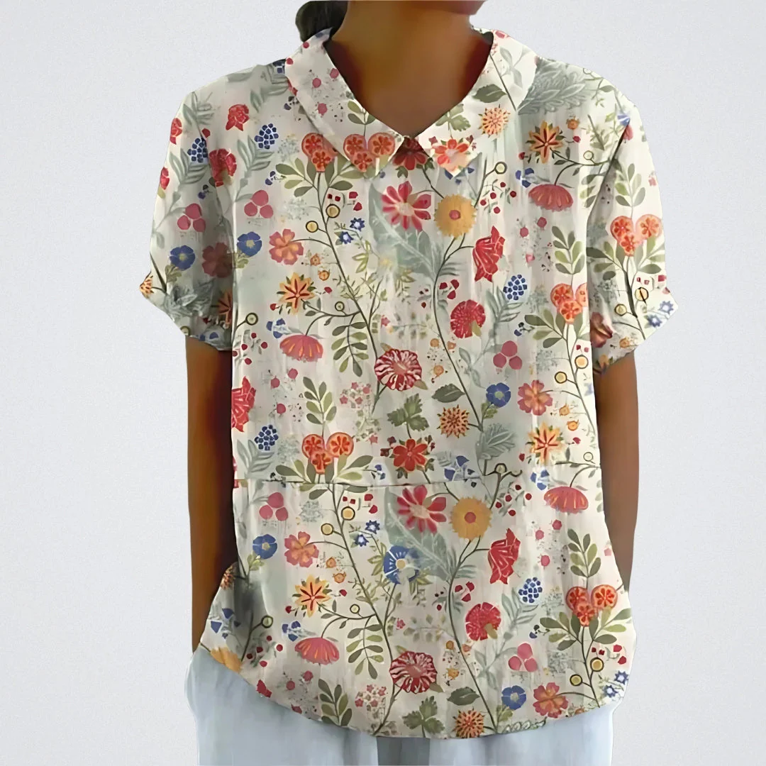 Lina | Camicetta Elegante Con Design Floreale - Image 10