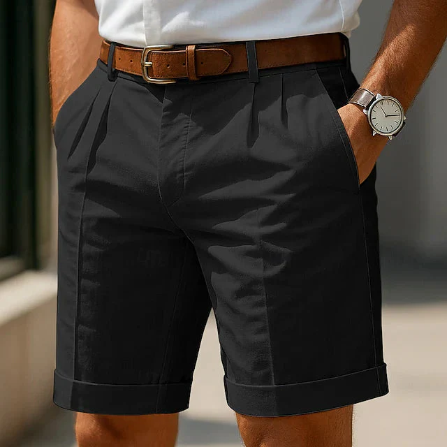 Lucca | Pantaloncini Estivi Plissettati Da Uomo - Image 5